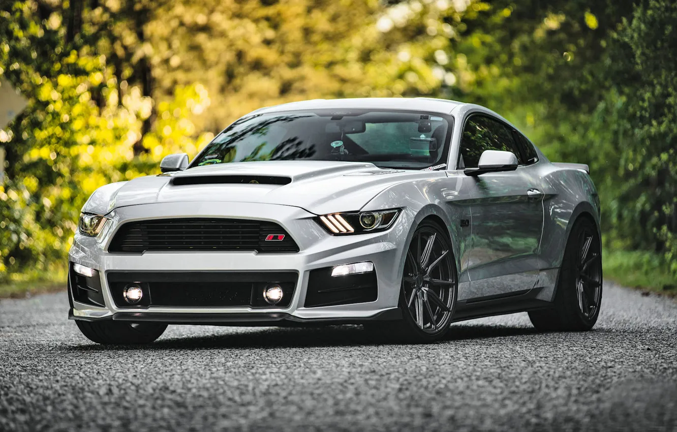 Фото обои Mustang, Ford, S550, Ford Mustang S550