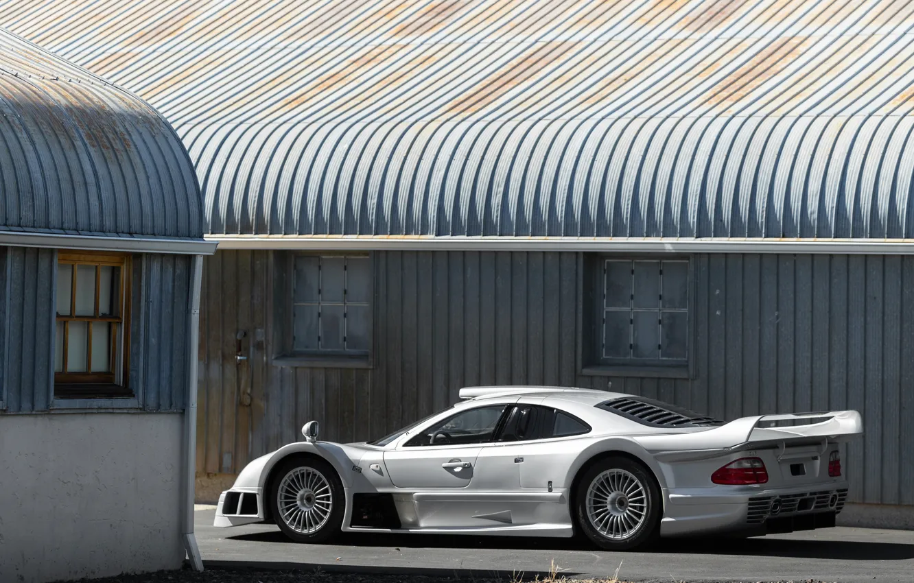 Фото обои Mercedes-Benz, Silver, AMG CLK GTR