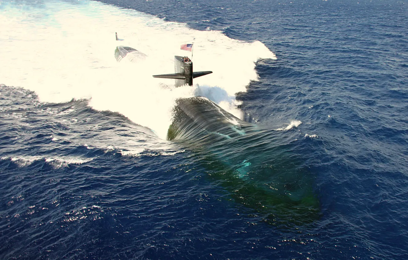Фото обои субмарина, атомная, USS Newport News