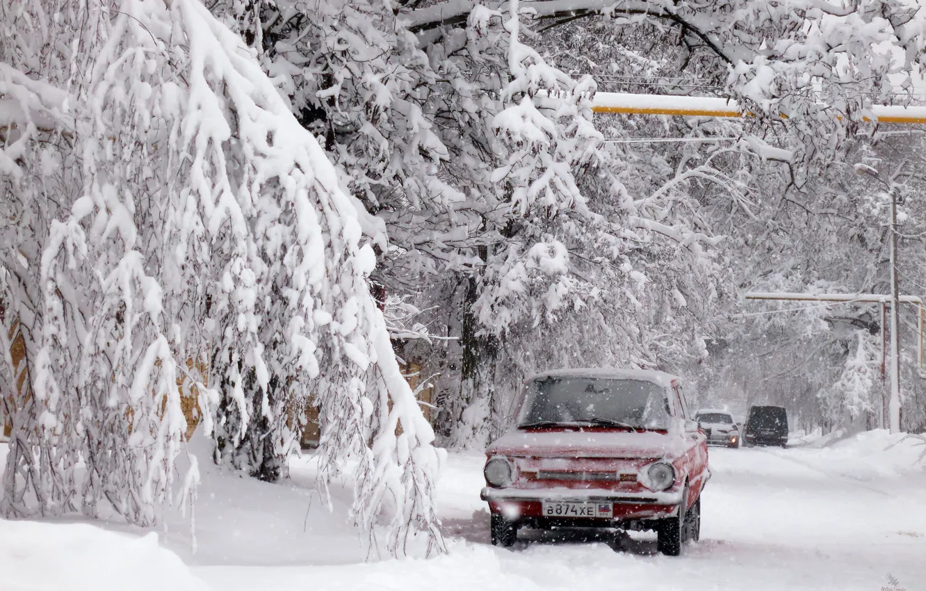 Фото обои car, relax, winter, snow, Donetsk, zaz968