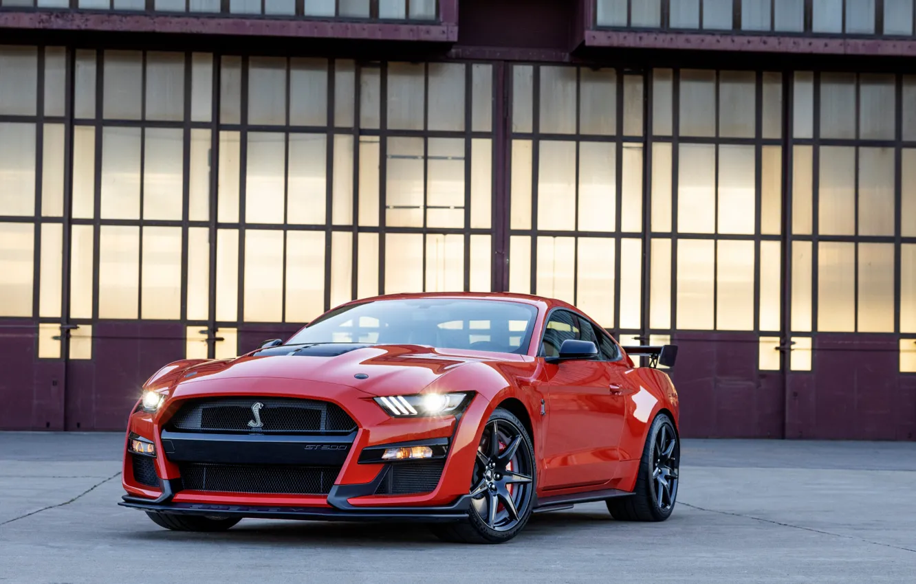 Фото обои Mustang, Ford, Shelby, GT500, красота, мощь, экстерьер, 2022