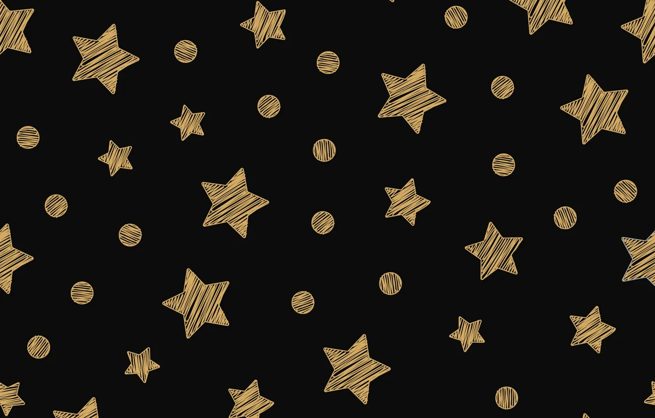 Упаковочная бумага со звездами