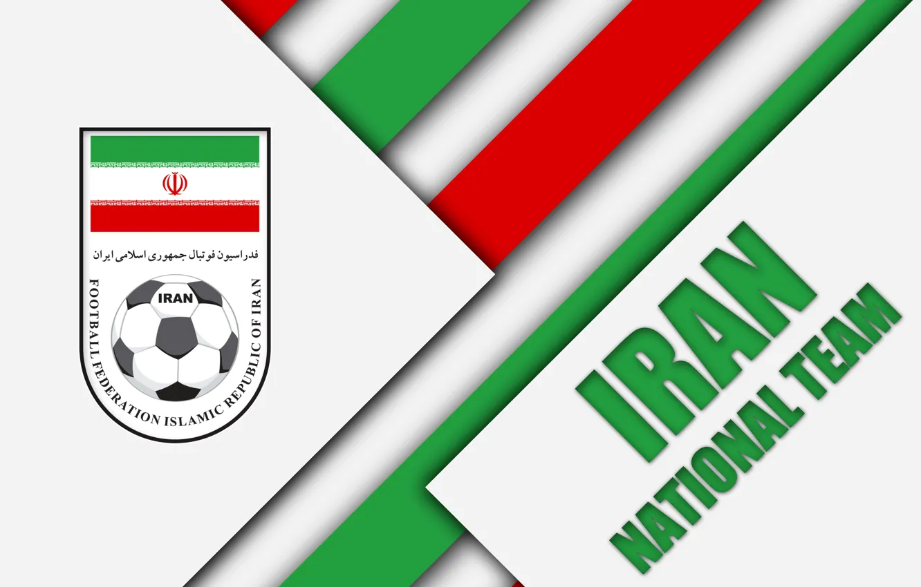 Фото обои Logo, Soccer, Iran, Emblem, Team Melli, Iran National Football Team, Islamic Republic of Iran