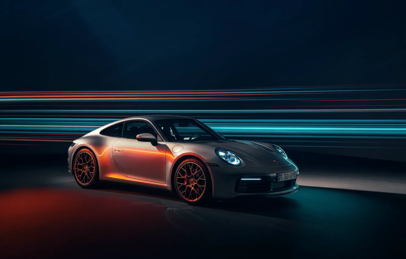 Фото обои 911, Porsche, Carrera 4S, 2019
