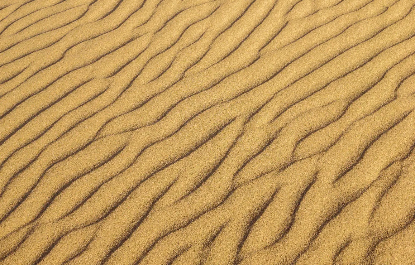 Фото обои песок, волны, пустыня