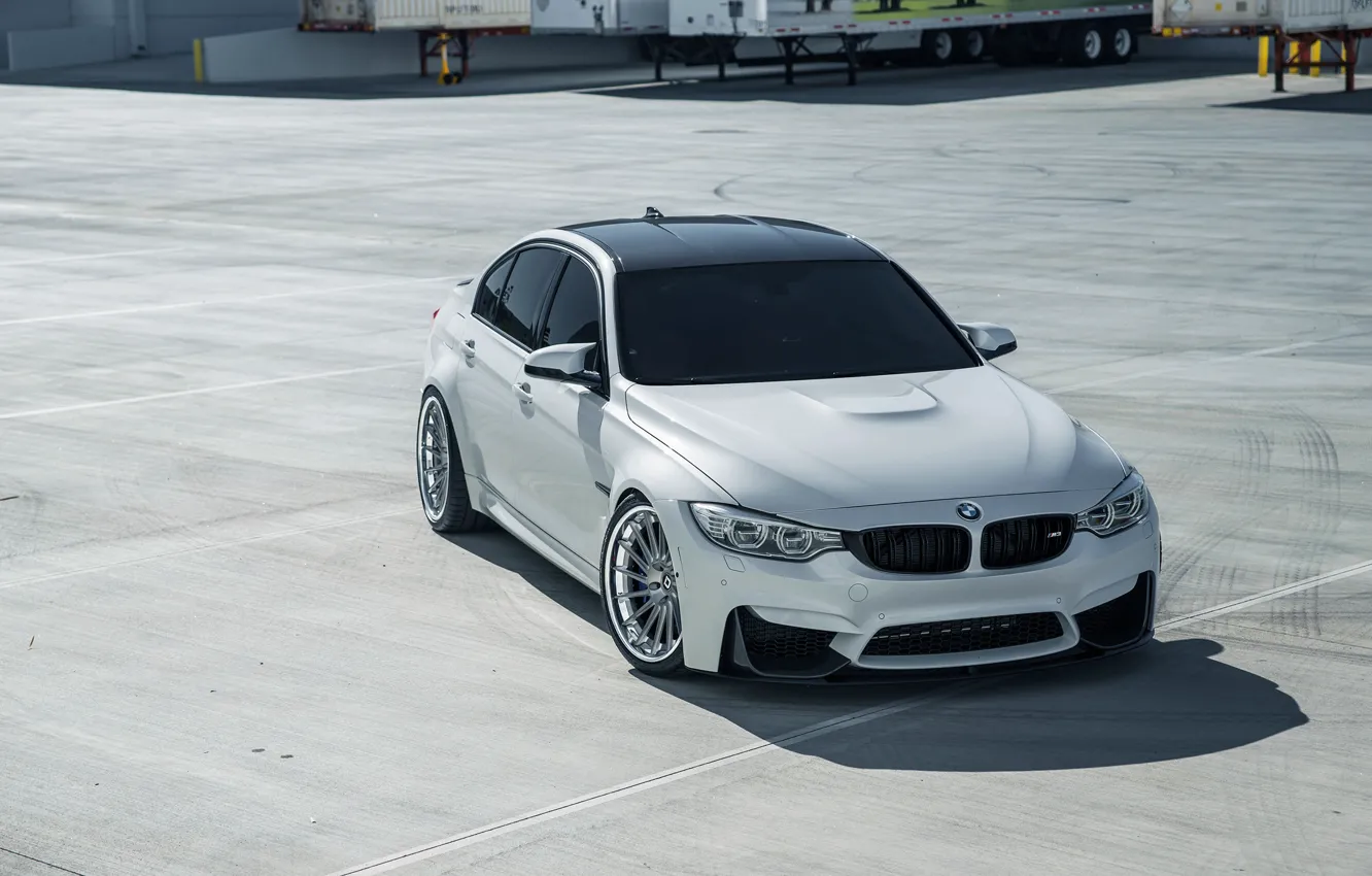Фото обои BMW, White, Sight, F81